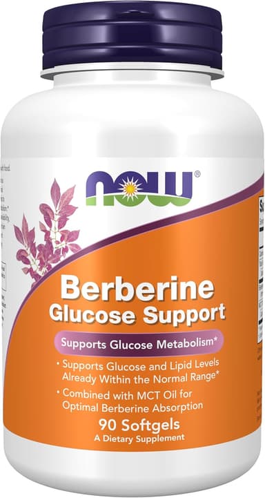 NOW Foods Berberine supplement bottle